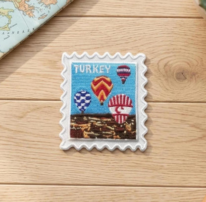 Cappadocia Turkey Iron On Patch – Hot Air Balloon Travel Souvenir