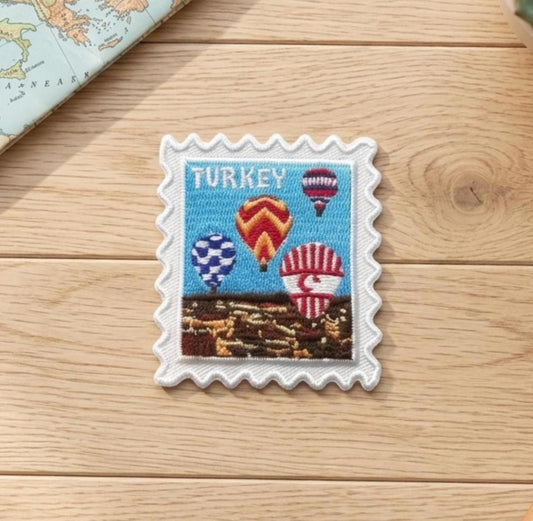 Cappadocia Turkey Iron On Patch – Hot Air Balloon Travel Souvenir