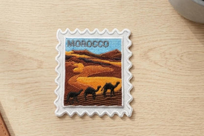 Travel Morocco Patch – 2 X 2 Iron On Souvenir Sahara Desert Pin Collector