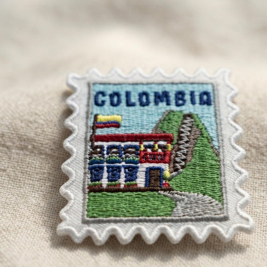 Travel Colombia Patch – 2 X 2 Iron On Stamp Souvenir Collector For Travel Gift