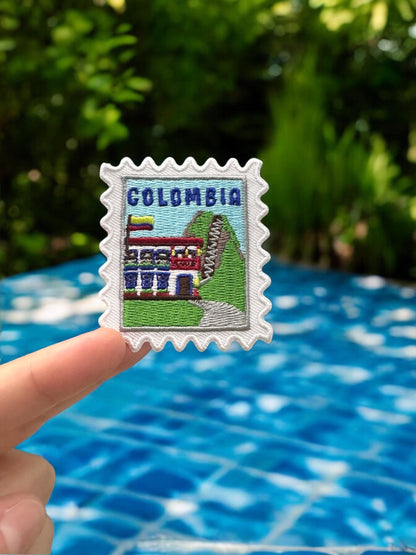 Travel Colombia Patch – 2 X 2 Iron On Stamp Souvenir Collector For Travel Gift