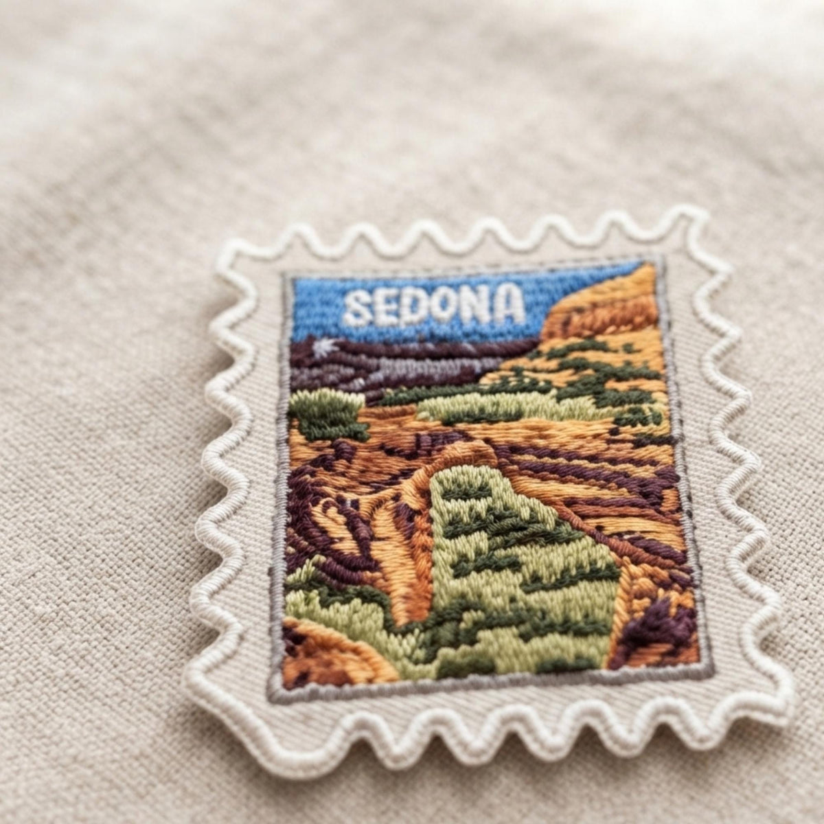 Sedona Arizona Patch – Travel Iron On Souvenir Pin Collector Travel Accessories
