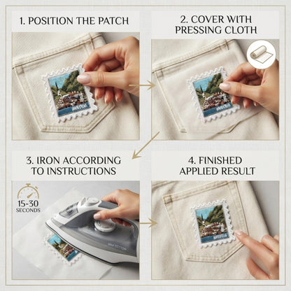 Austria Travel Patch – Europe 2 X 2 Iron On Souvenir Appliques For Travel Accessories