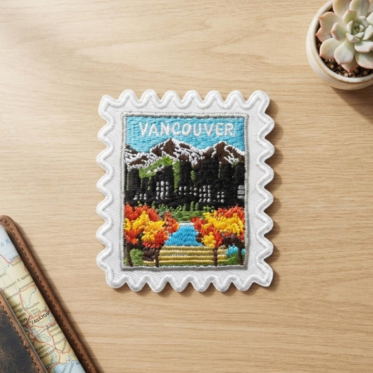 Vancouver Canada Patch – 2 X 2 Patches Travel Iron On Souvenir Pin Collector