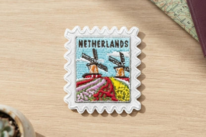 Travel Netherlands Patch – 2 X 2 Iron On Souvenir Europe Appliques