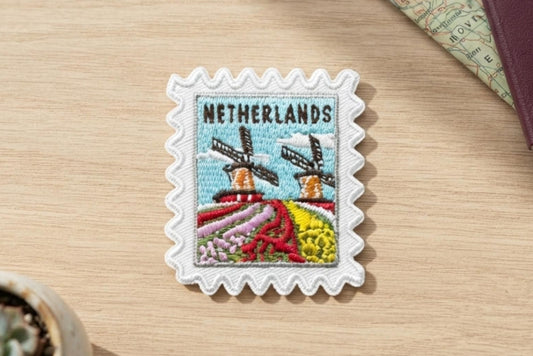 Travel Netherlands Patch – 2 X 2 Iron On Souvenir Europe Appliques