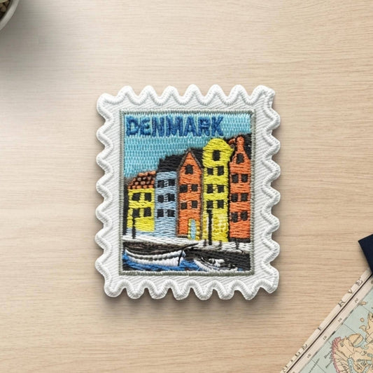 Denmark Europe Patch – 2 X 2 Travel Iron On Souvenir Patches For Travel Gift