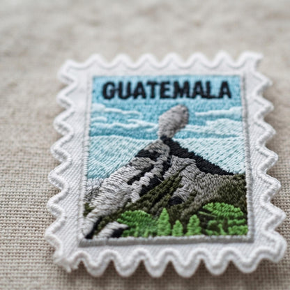 Travel Guatemala Patch – Volcano Souvenir 2 X 2 Iron On Applique