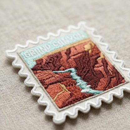 Grand Canyon Travel Patch – 2 X 2 Iron On Souvenir Arizona National Park Pin Collector