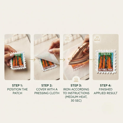 Sequoia National Park Travel Patch – 2 X 2 Iron On Souvenir National Park Pin Collector