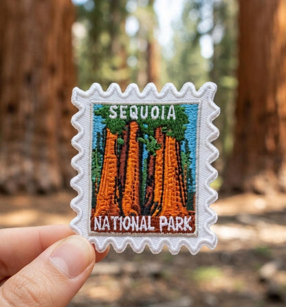 Sequoia National Park Travel Patch – 2 X 2 Iron On Souvenir National Park Pin Collector